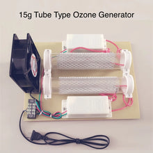 Load image into Gallery viewer, 10/15/20/40g/h Quartz Tube Ozone Generator with Transformer Cord and Fan