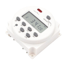 Load image into Gallery viewer, Digital Display Time Relay Square Programmable Delay Timer 110V 220V 380V AC DH48S(JSS48A) 0.1S-99h Cycle Control with Base 2. Microcomputer LCD Digital Display Timer Relay Switch Programmable Digital Timer
